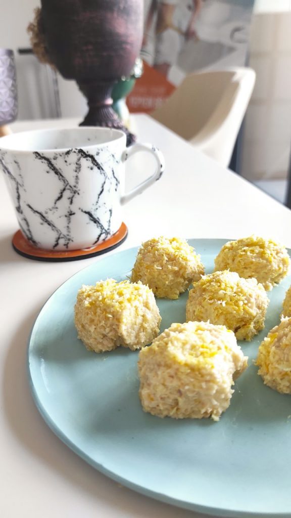 LİMONLU CHEESECAKE TADINDA TOPLAR🌸